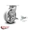 Service Caster 6 Inch V Groove Semi Steel Caster with Roller Bearing and Brake/Swivel Lock SCC SCC-30CS620-VGR-TLB-BSL - alternate 5